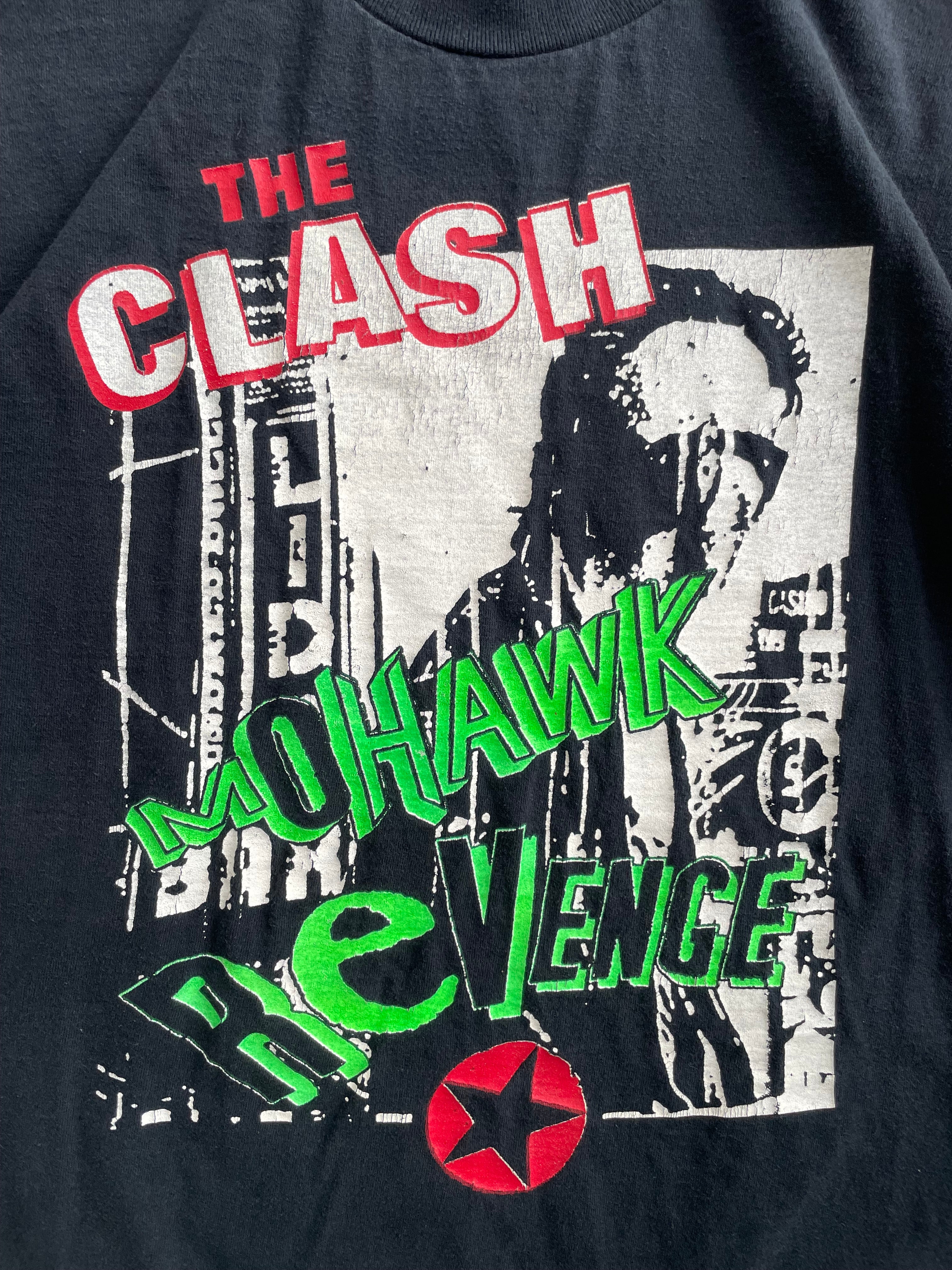 Vintage 90s The Clash Punk Band Shirt - M
