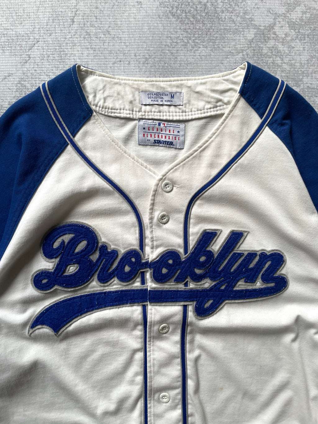 Vintage Starter Brooklyn Dodgers Baseball Jersey- Large