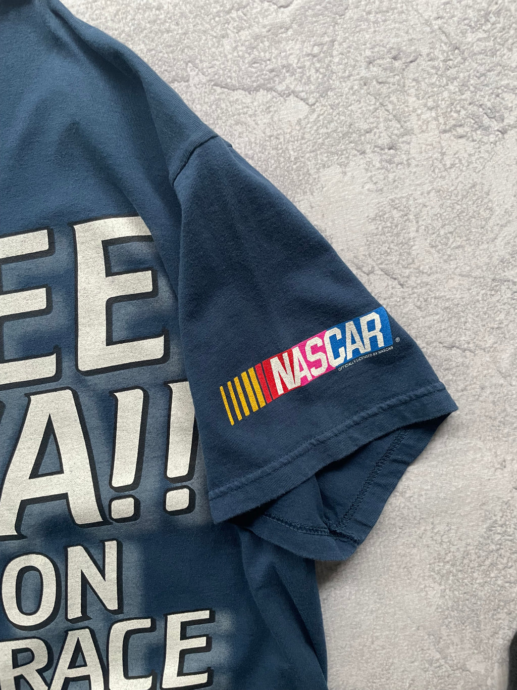 Vintage 90s See Ya!! On Race Day AOP Tee Shirt - XL