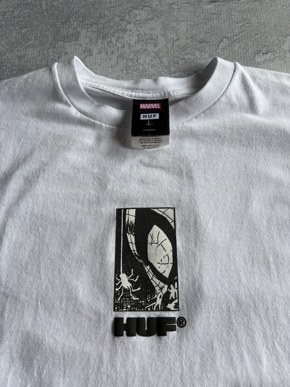 Huf × Spider-Man Big Print Tee Shirt - L