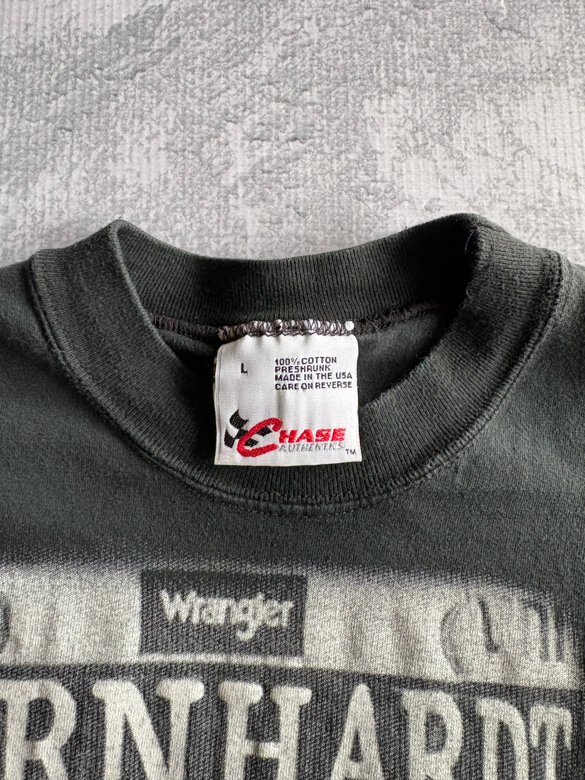 Vintage 90s NASCAR Dale Earnhardt AOP Tee - L