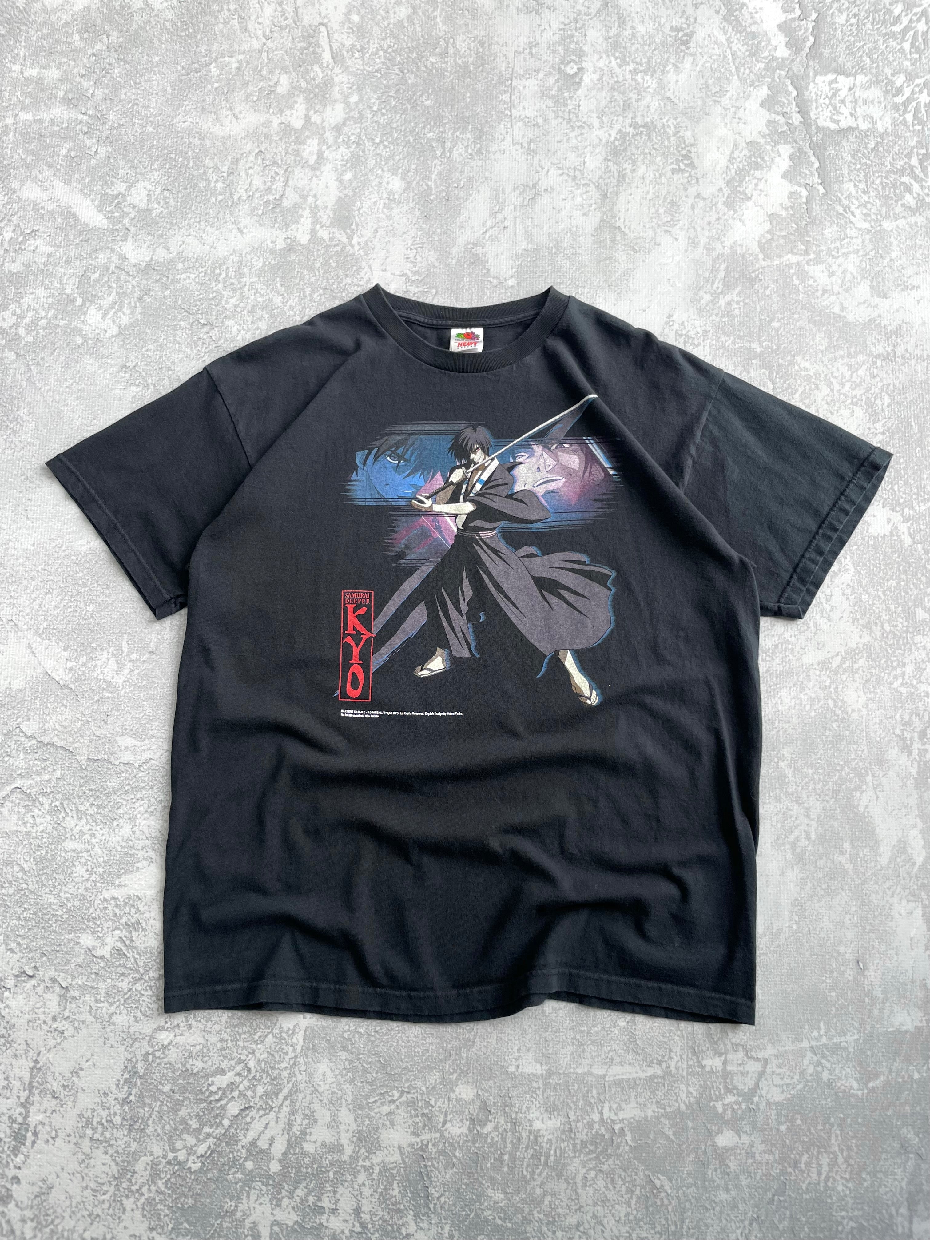 2000s Samurai Deeper Kyo Anime Tee Shirt - XL