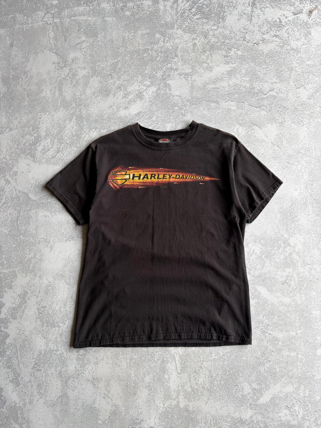 Vintage 2000s Harley Davidson Fireball Logo - M
