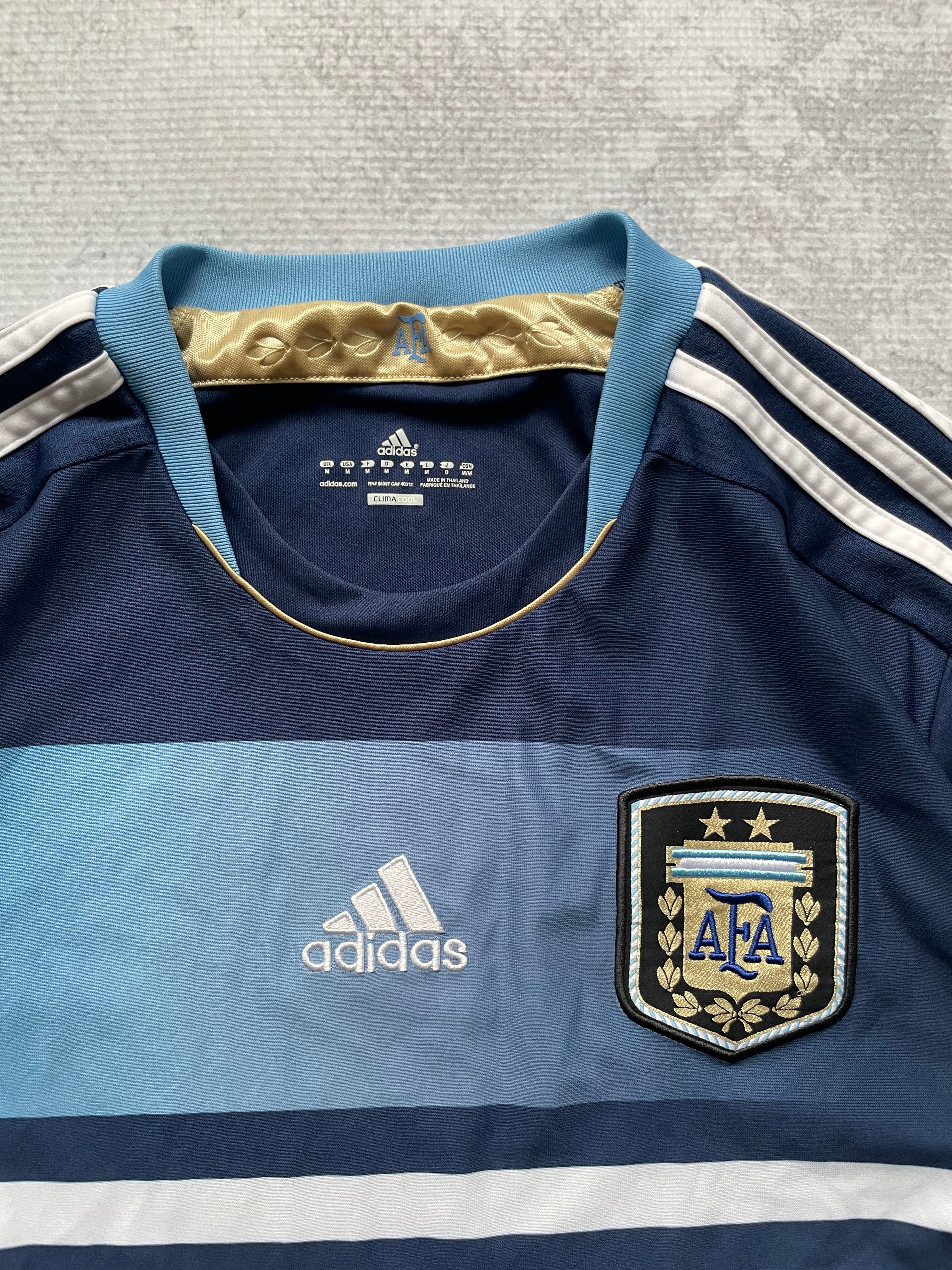 2011 Adidas Argentina Official Soccer Jersey - L
