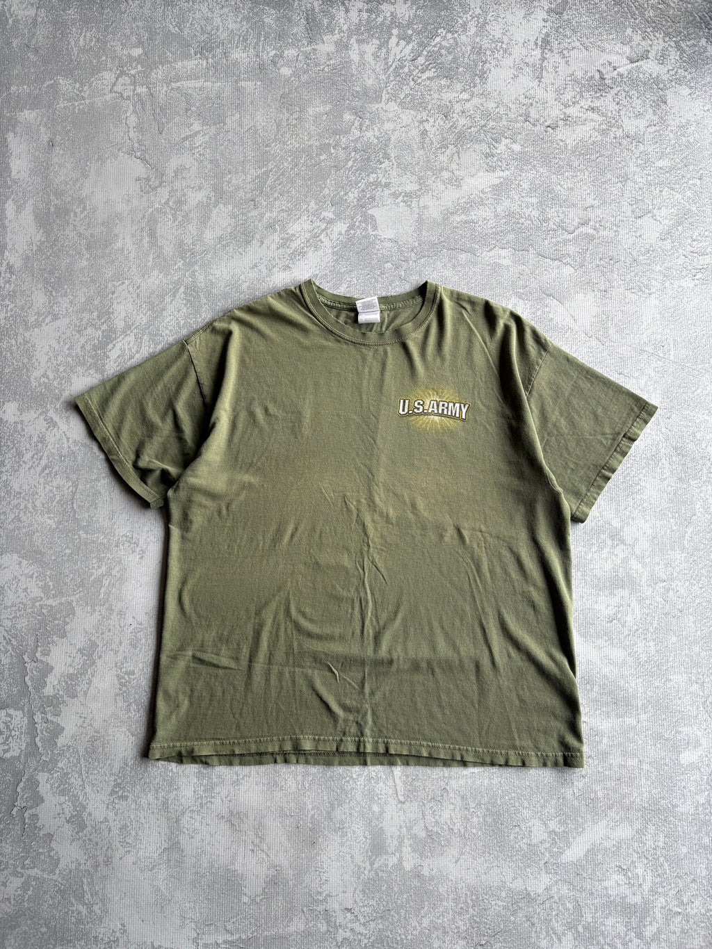 Vintage U.S. Army Strong Eagle Green Tee Shirt - XL