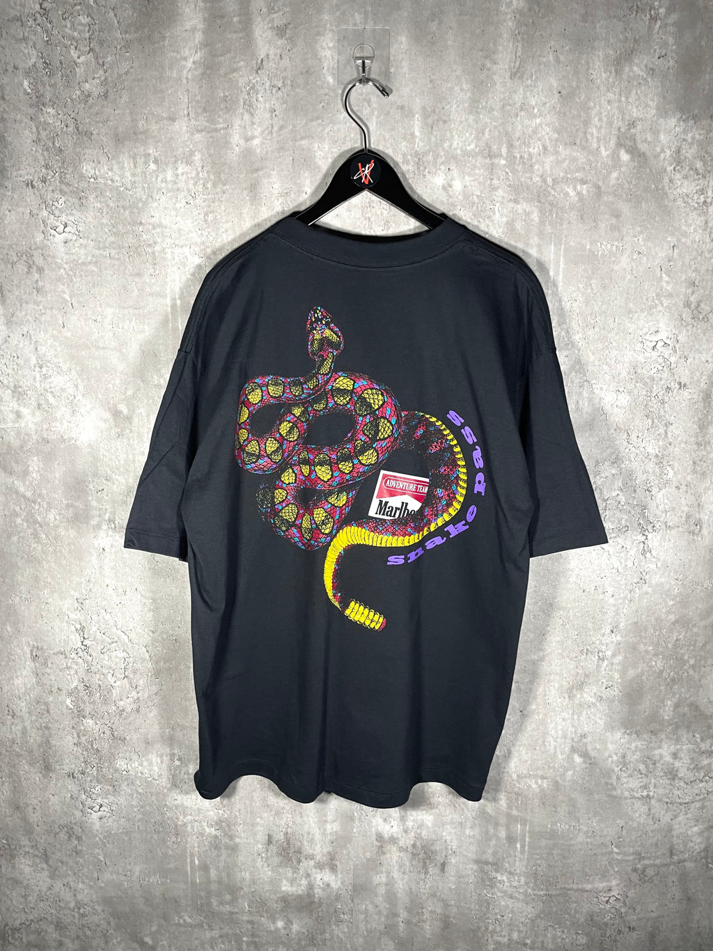 Vintage Rare 1990s Marlboro Snake Pass Tee Shirt - XL