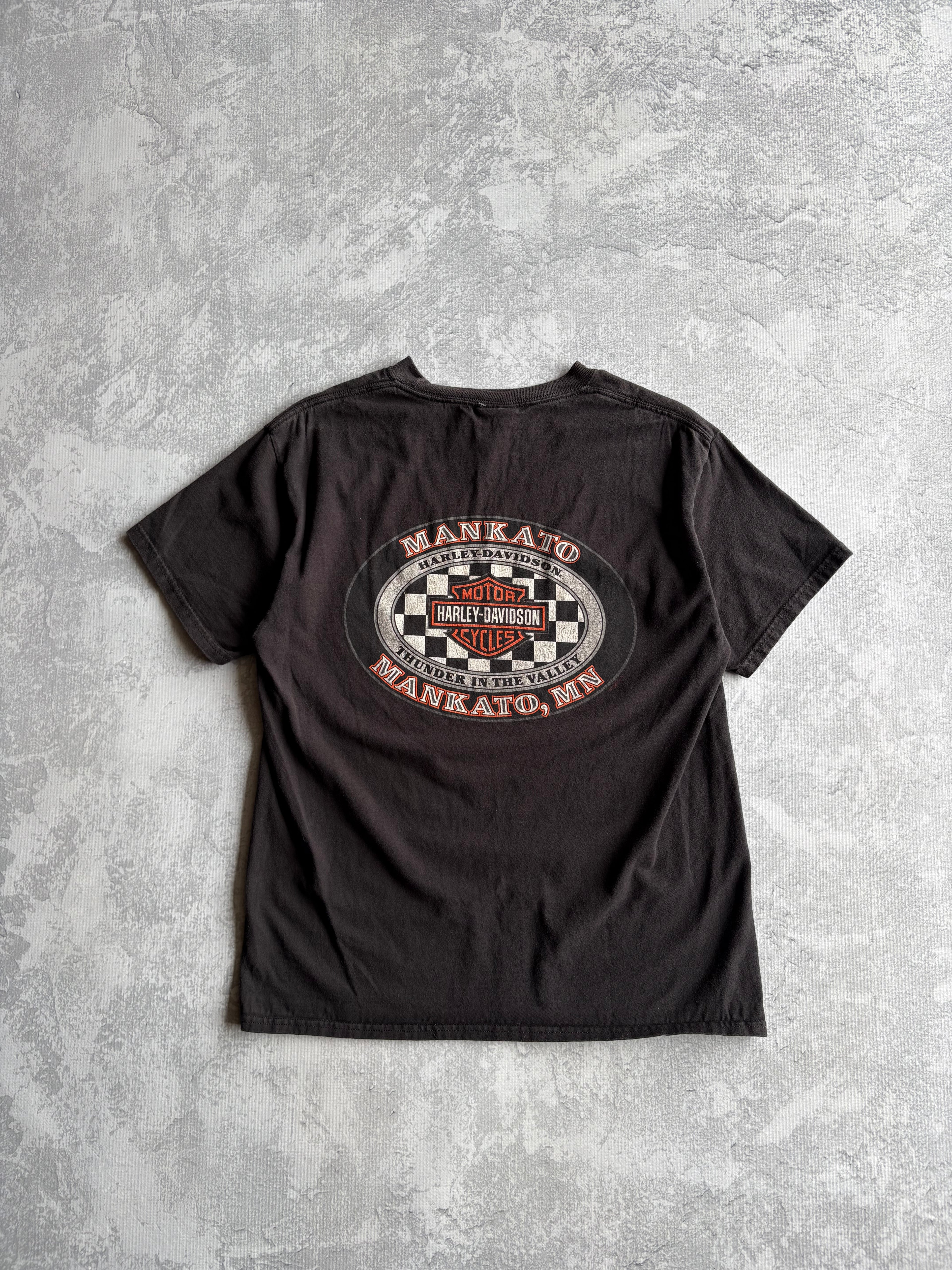 Vintage 2000s Harley Davidson Fireball Logo - M