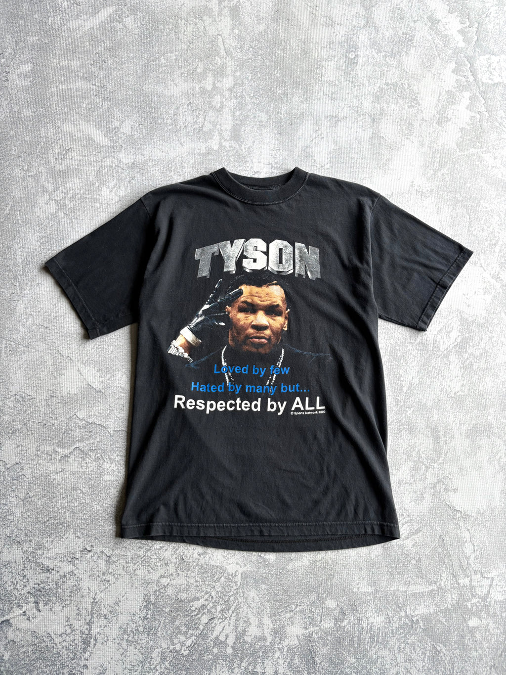 Vintage 2000s Mike Tyson Loved & Hated Black Tee Shirt - M