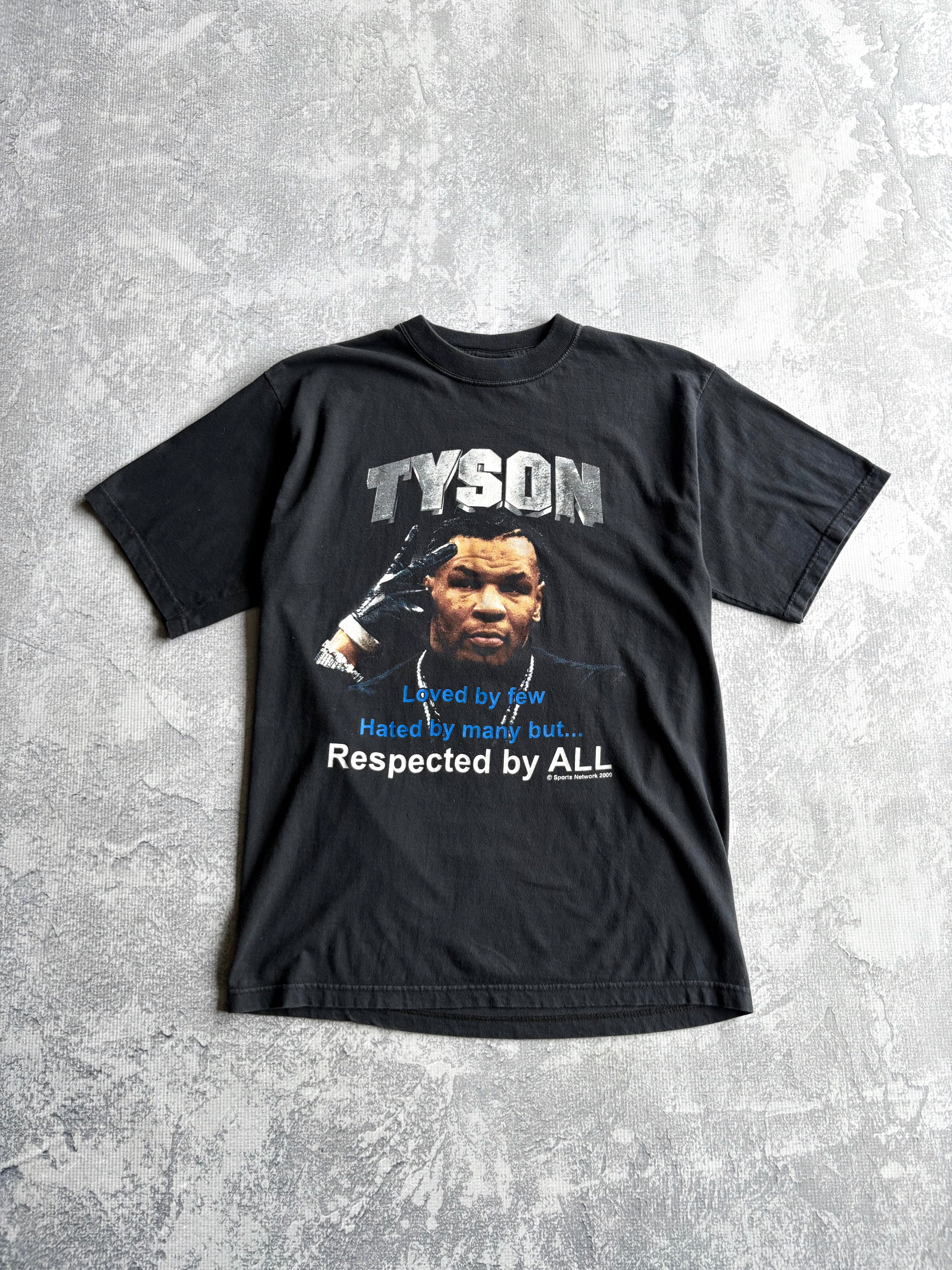 Vintage 2000s Mike Tyson Loved & Hated Black Tee Shirt - M