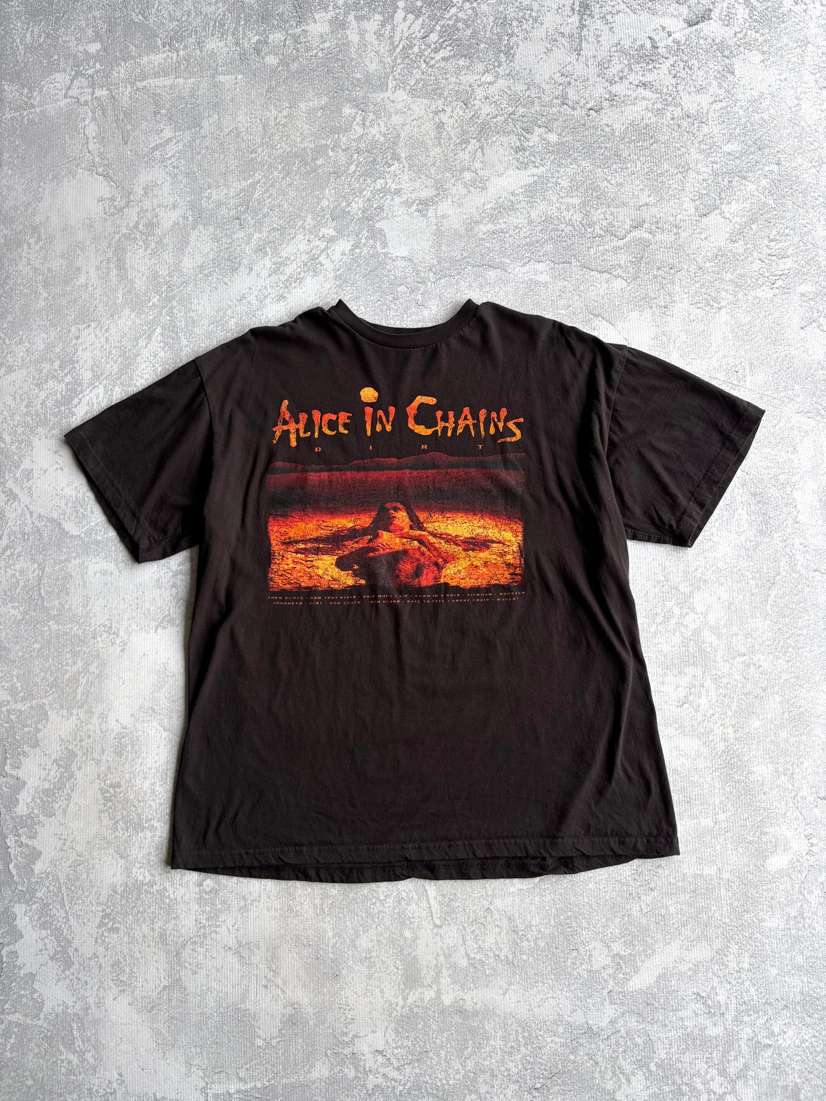 Alice In Chains Dirt Black Tee Black Tee Shirt - 2XL