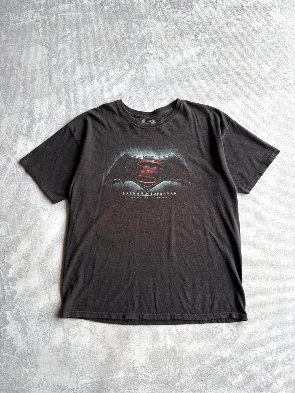 2016 Batman Vs Superman Movie Promo Tee Shirt - XL