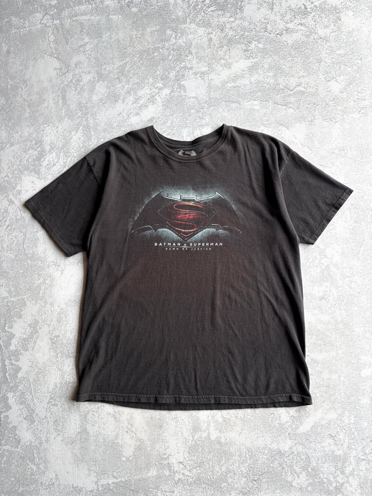 2016 Batman Vs Superman Movie Promo Tee Shirt - XL