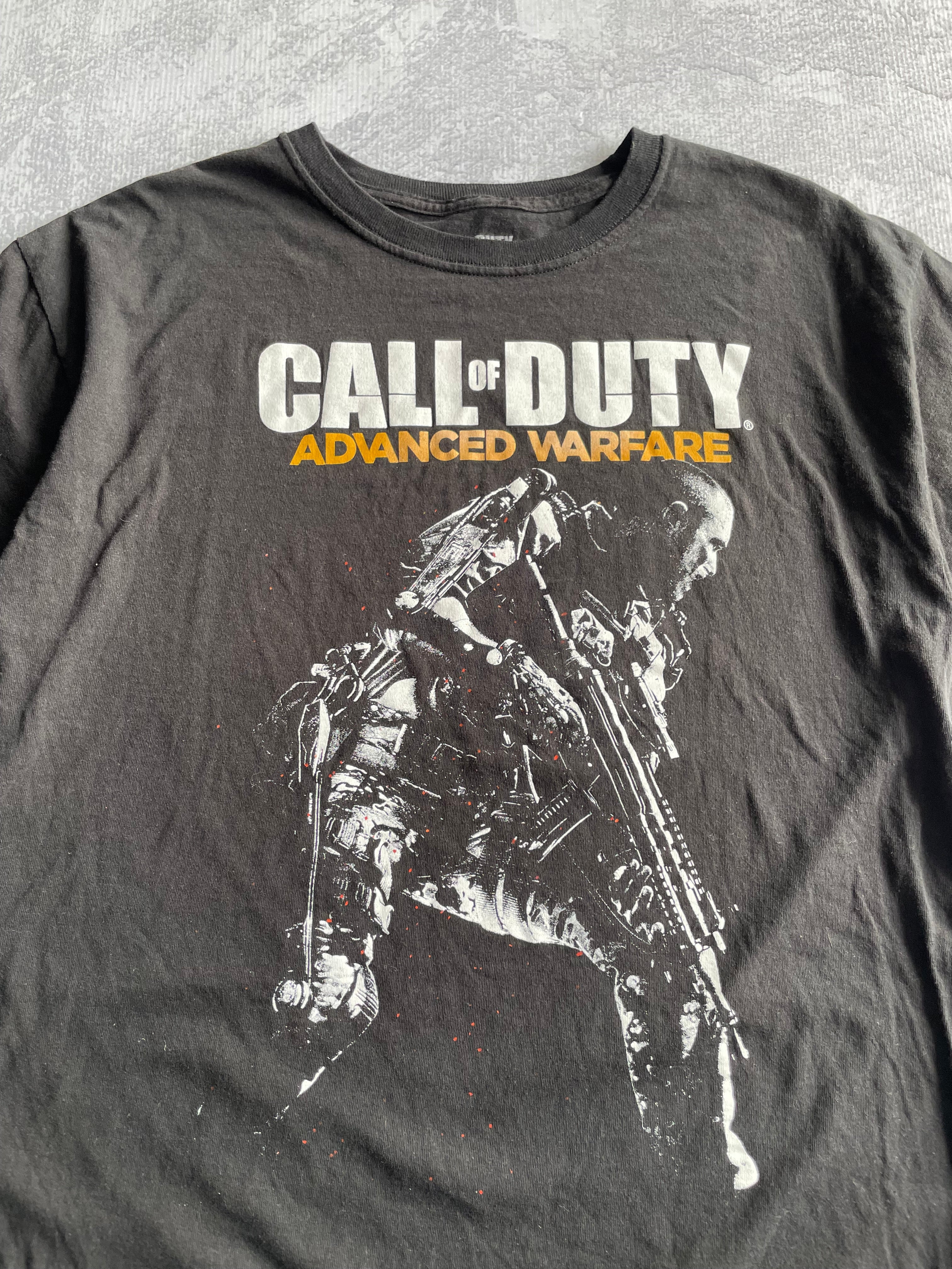 Call of Duty Advanced Warfare Video Game Promo Black Tee Shirt - L