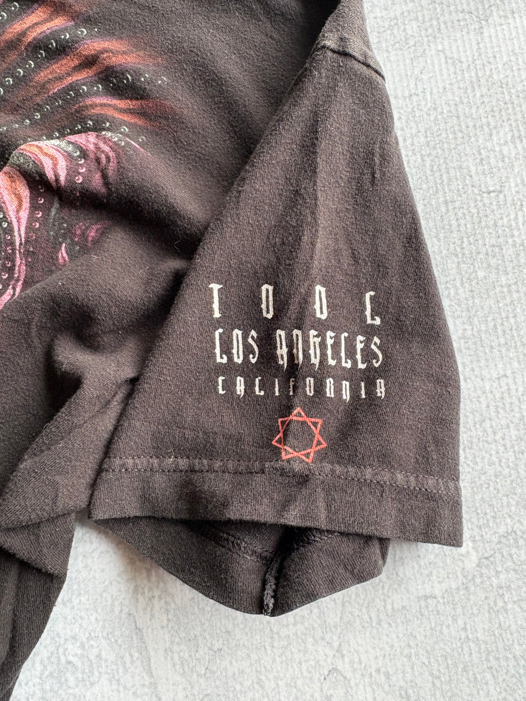 Y2k Tool Rock Band Los Angeles Concert Black Tee Shirt - L