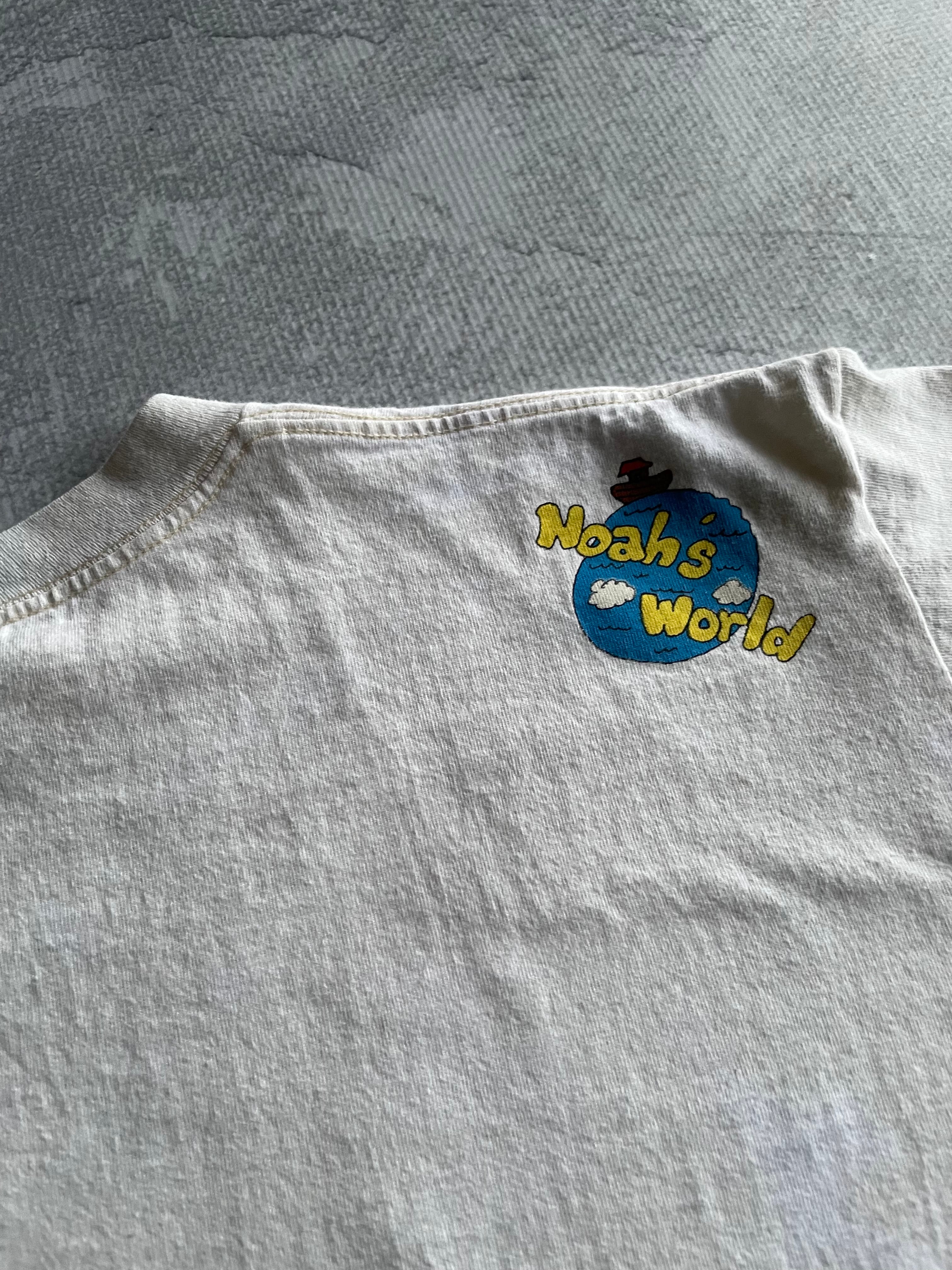 Vintage 90s Noah’s Ark Jesus Bible Funny Tee Shirt - XL