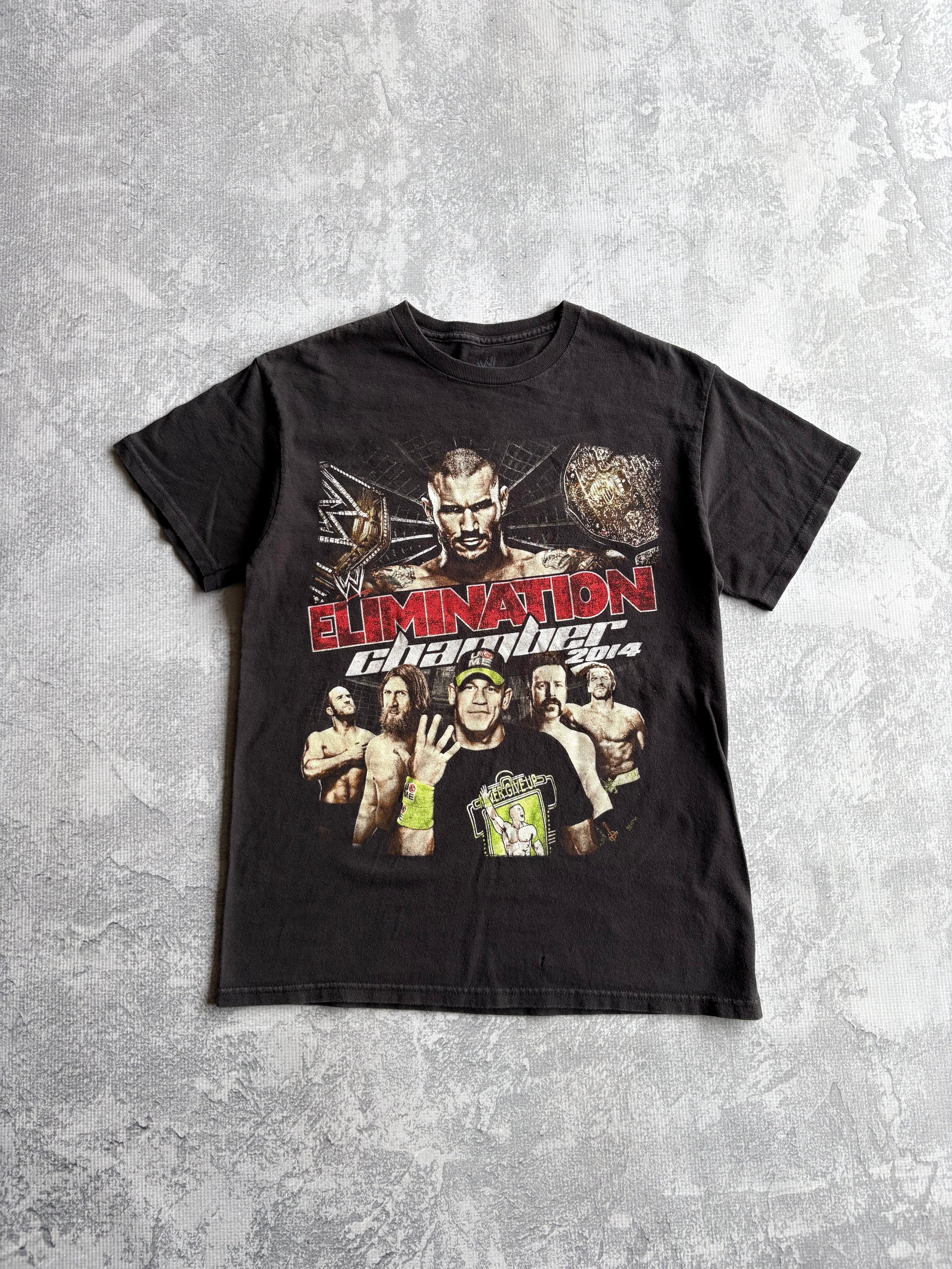 2014 WWE Elimination Chamber Wrestling Tee Shirt - M