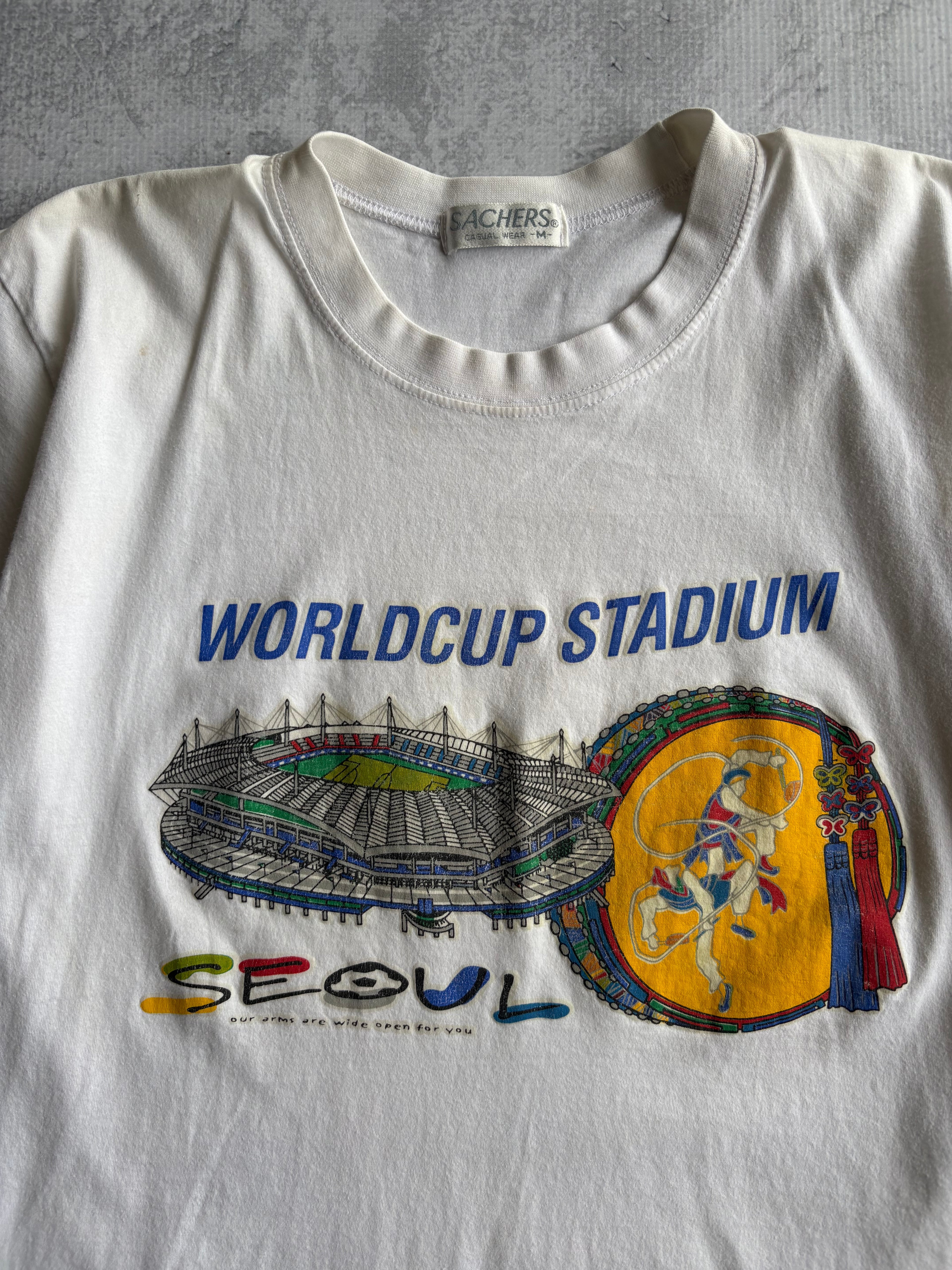 Vintage 2001 Seoul World Cup Stadium Promo Tee Shirt - M