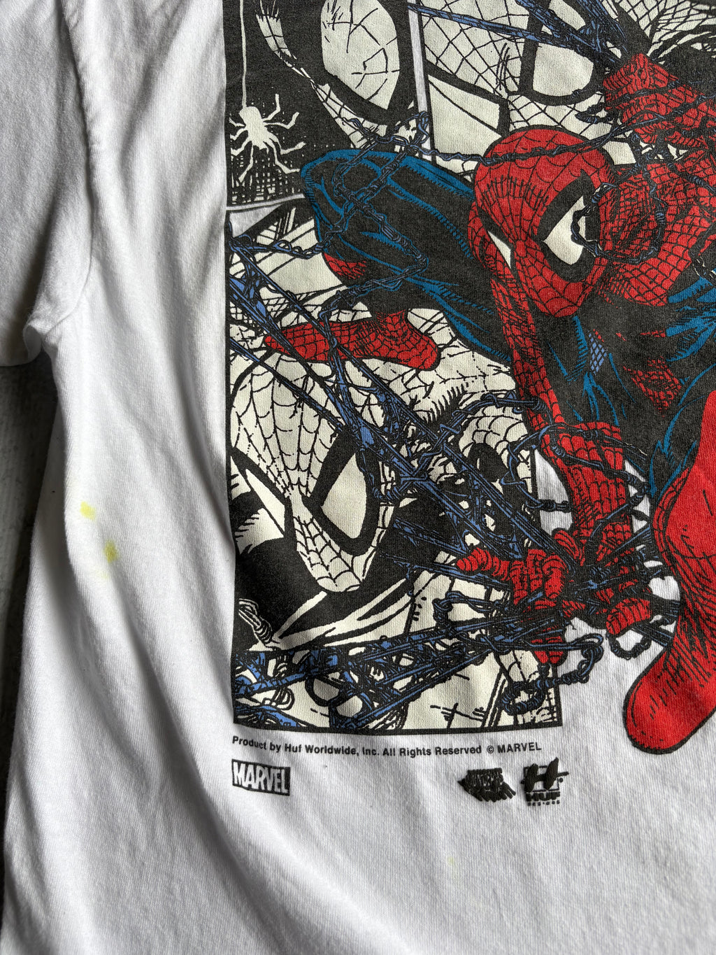 Huf × Spider-Man Big Print Tee Shirt - L