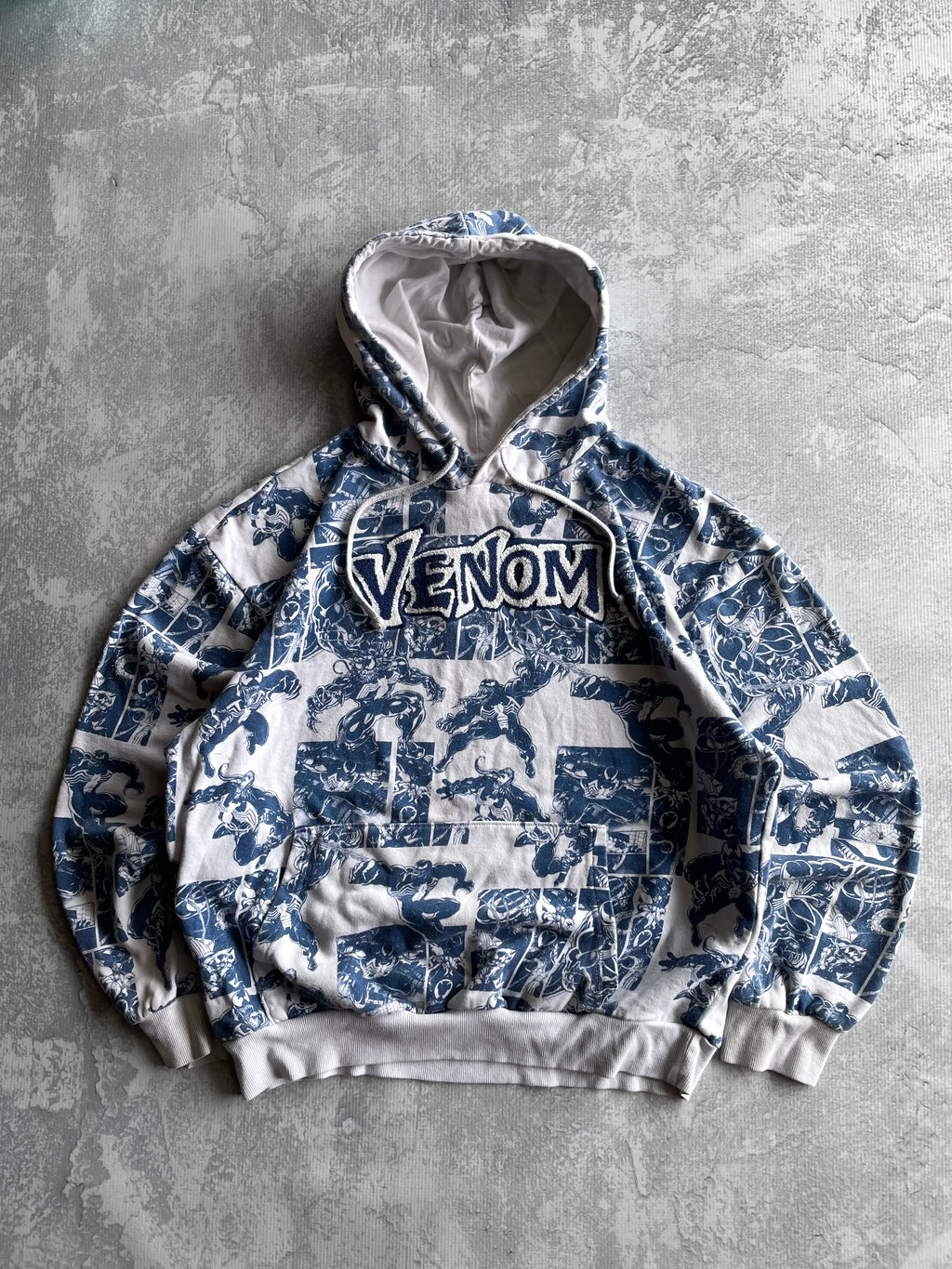 Y2K Marvel Comics Venom AOP Hoodie - XL