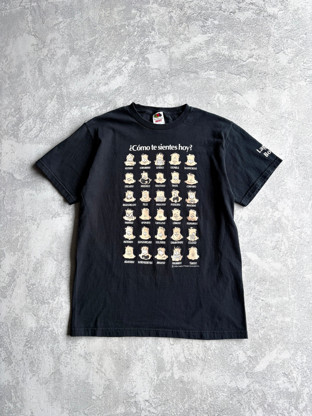 Vintage 2006 ‘Como Te Sientes’ Funny Black Tee Shirt - M