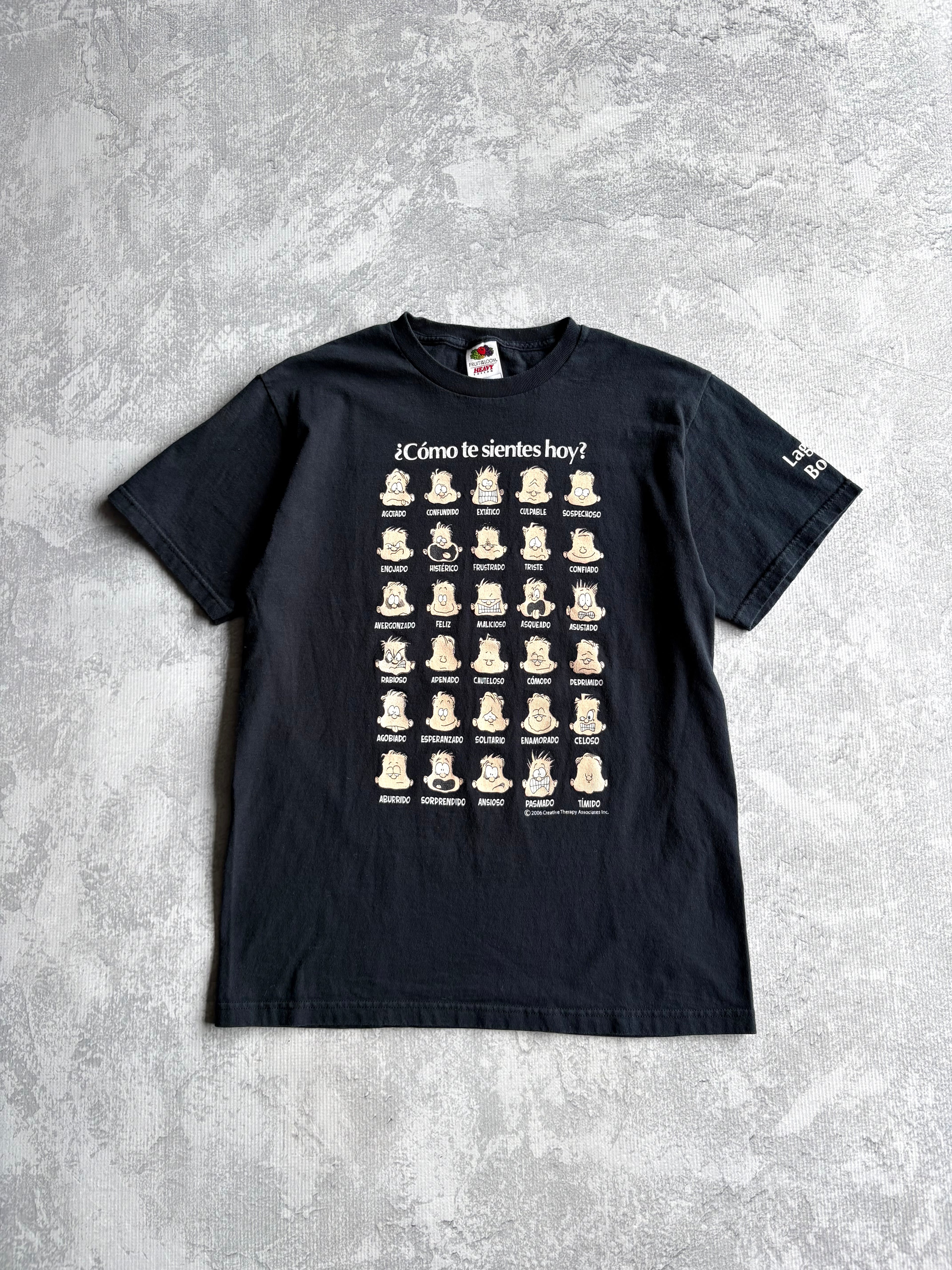 Vintage 2006 ‘Como Te Sientes’ Funny Black Tee Shirt - M