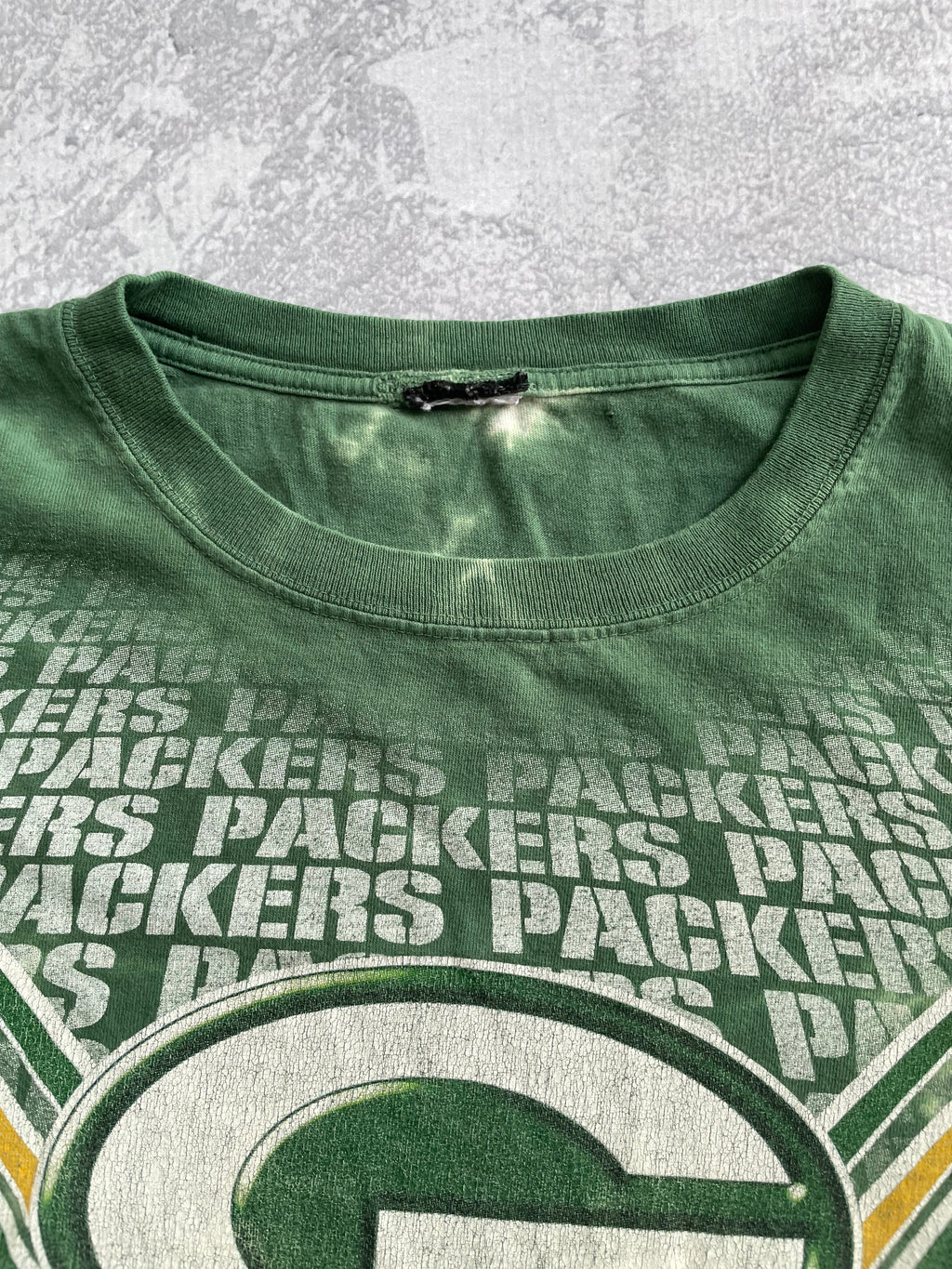 Vintage 2000s Green Bay Packers Tie Dye Tee Shirt - XL