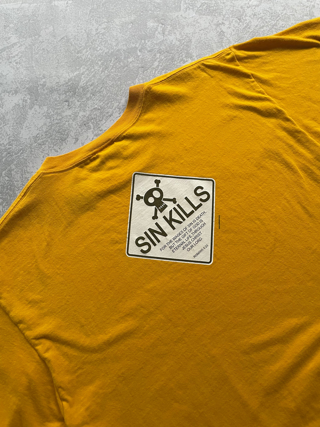 Vintage 90s Bible Verse Funny Jesus Tee Shirt - XL