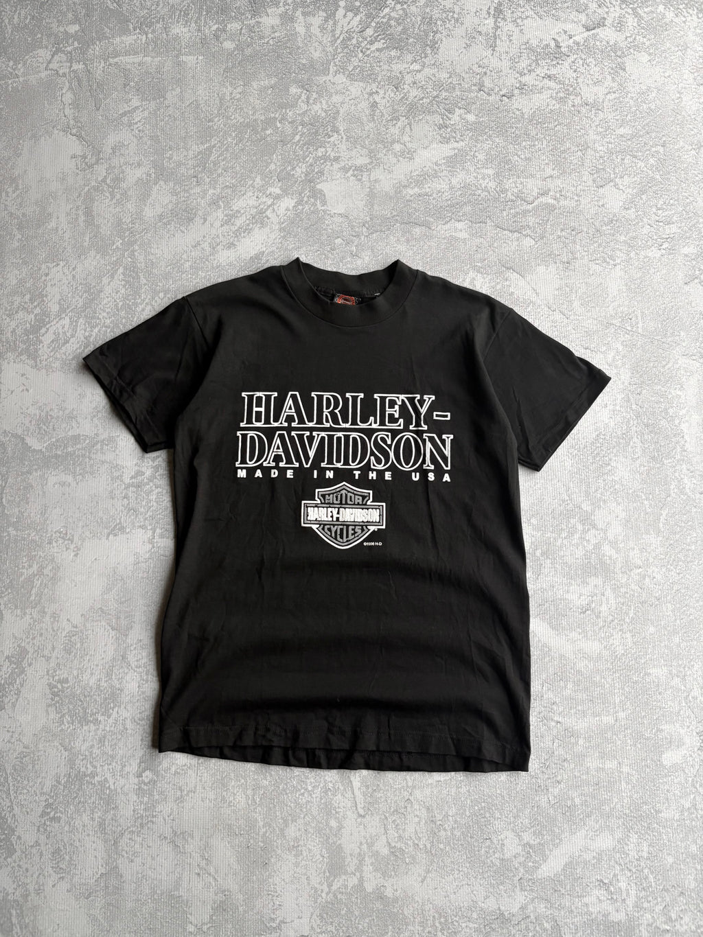 Vintage 1996 Harley Davidson Spell Out Tee Shirt - M