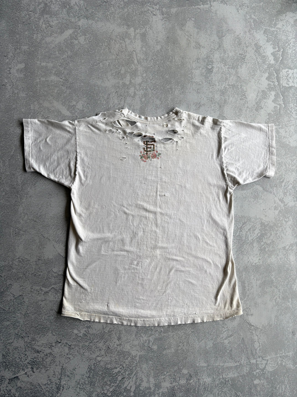 Vintage 90s San Francisco Giants Grateful Dead Thrashed Tee Shirt - XL