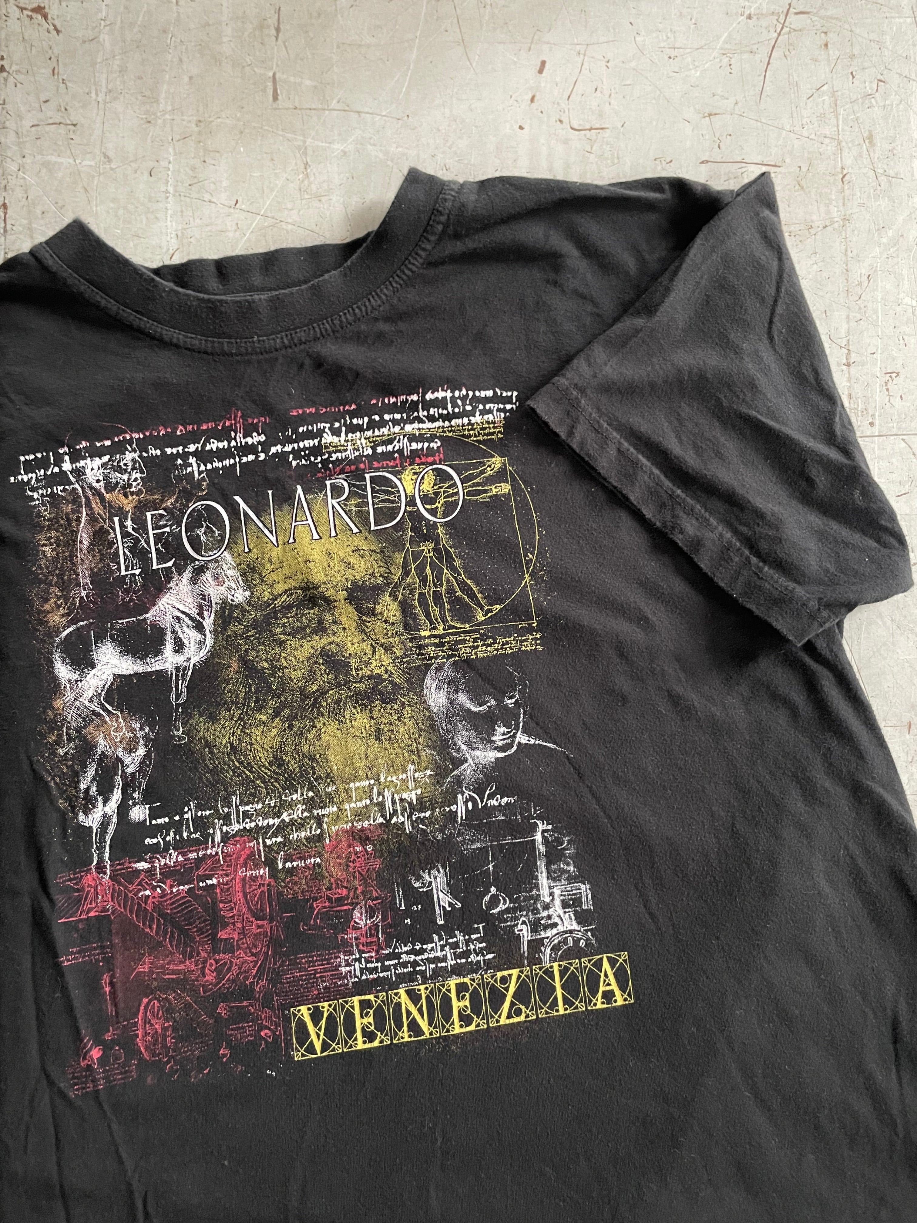 Vintage 2000s Leonardo Da Vinci Art Tee Shirt - XL