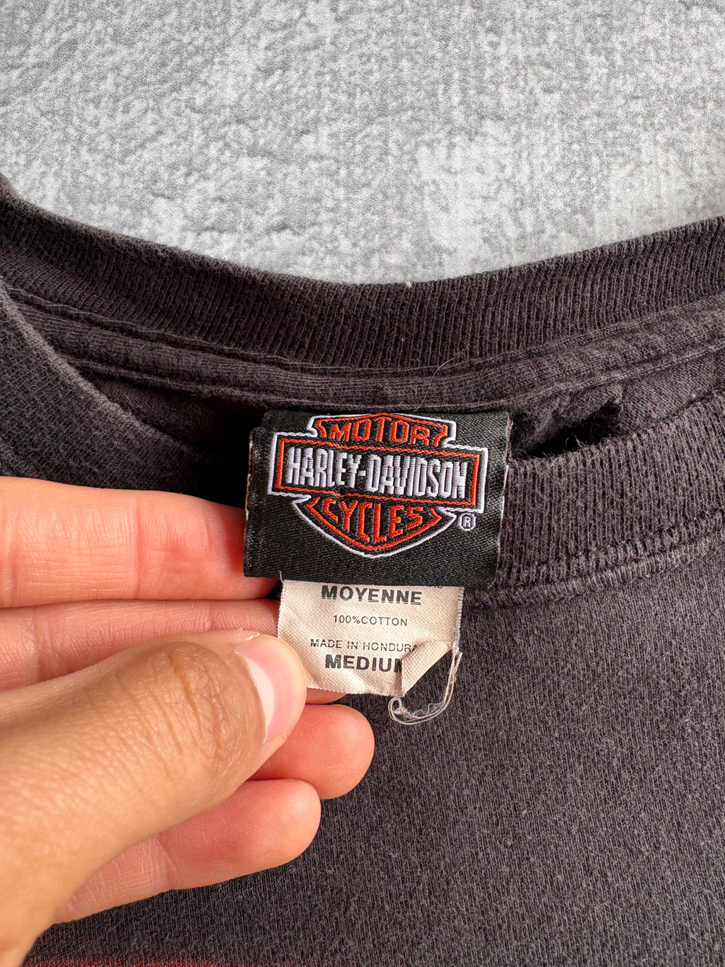 Vintage 2000s Harley Davidson Fireball Logo - M