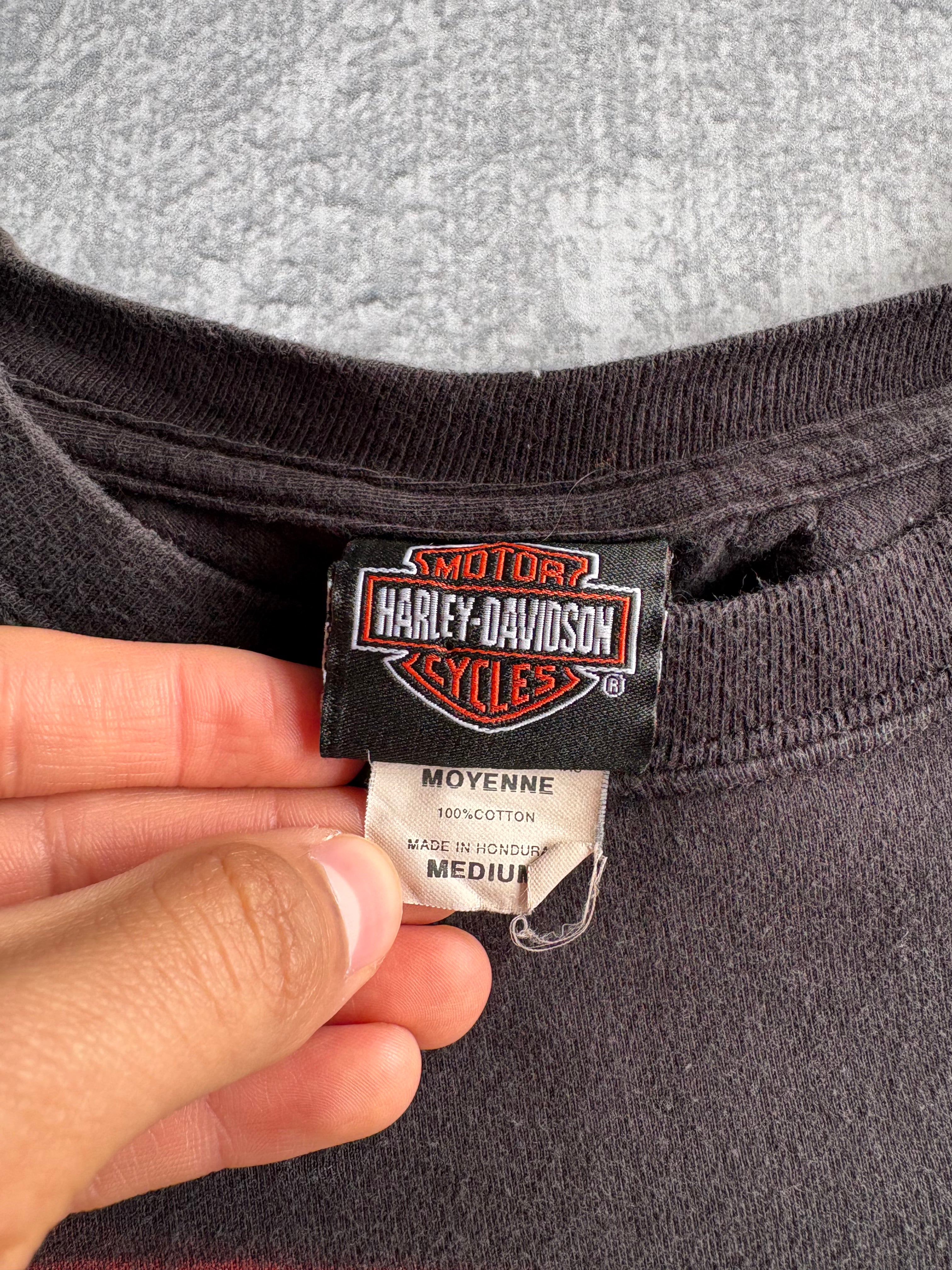 Vintage 2000s Harley Davidson Fireball Logo - M
